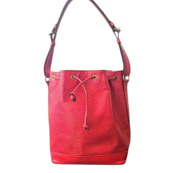 Louis Vuitton Red Epi Noe Large Bucket Bag Leather - Picture 3 of 16